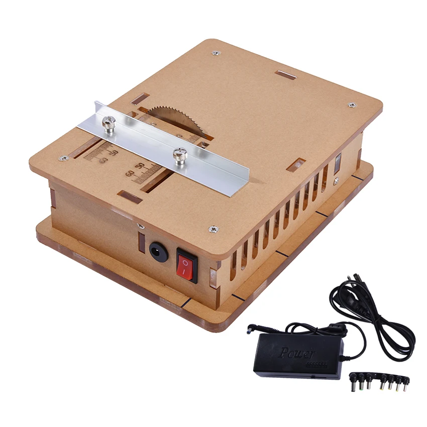 

Acrylic Mini Table Saw Circular Woodworking Chainsaw Cutting Machine DIY Woodworking Mini Table Saw, 12V - 24v Adjustable