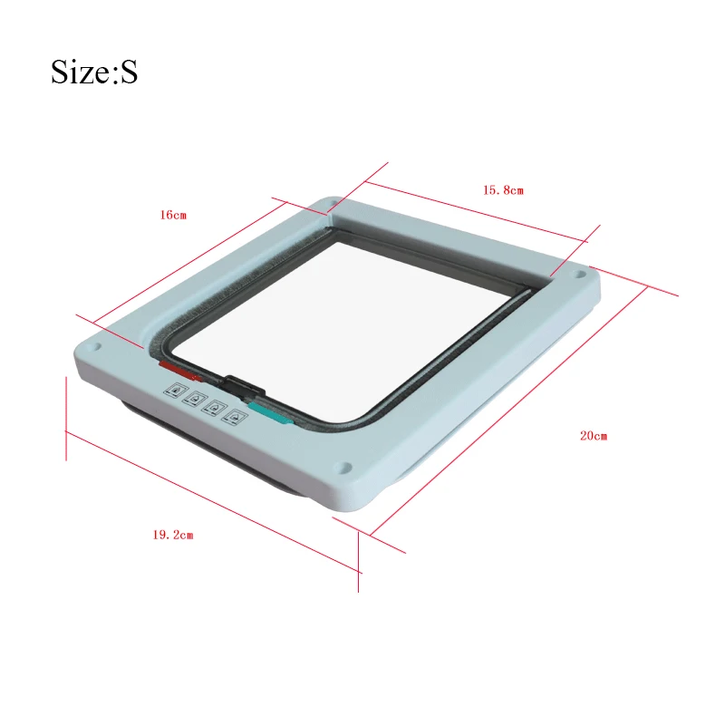 4 способ домашних животных Intellgent Управление кошка двери ABS животных мелких животных кошка люк для собаки двери зоотовары для щенков безопасная откидная дверца котенок двери
