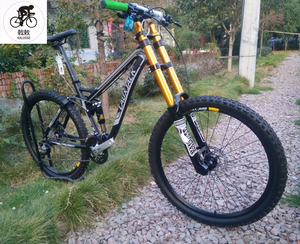 Discount Kalosse 24 speed alloy frame M310 Full suspension frame DH/downhill mountain bike 26 inch mountain bicycle 1 Discount Kalosse 24 speed alloy frame M310 Full suspension frame DH/downhill mountain bike 26 inch mountain bicycle 1