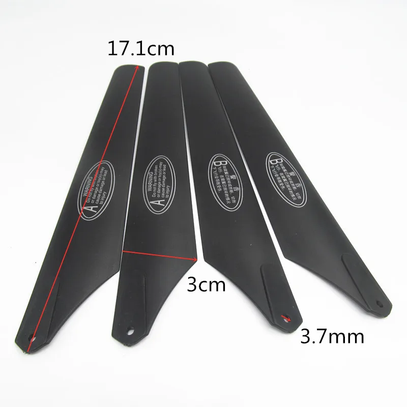 

Brand New 171mm 3.6mm Hole 17cm Length Main Propeller Fan Leaves Blade Paddle For R/C Toys Spare Parts Helicopter Airplane Acces