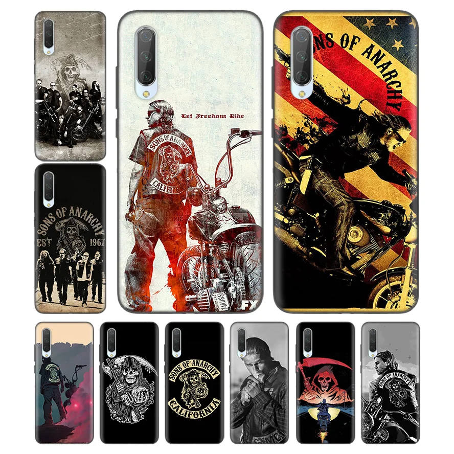 

Silicone Case For Xiaomi Redmi Note 7 7A 7S 6 6A 5 K20 Mi A1 A2 8 9T CC9 CC9E Lite Pro F1 Cover Capa American TV Sons of Anarchy