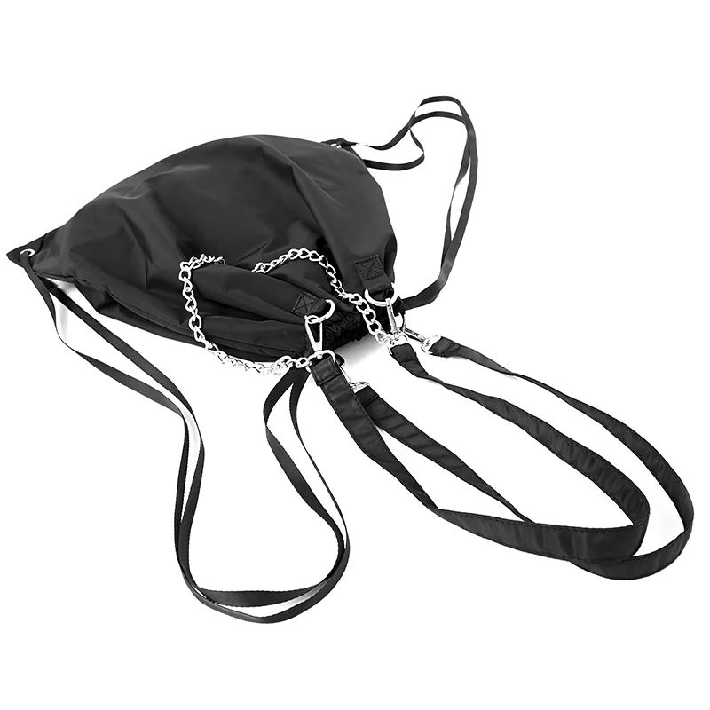 Brand Large capacity Drawstring Bags Women Men Travel Storage Package Functional backpack Chain Shoulder bag ZD 0766 Brand Large capacity Drawstring Bags Women Men Travel Storage Package Functional backpack Chain Shoulder bag ZD 0766