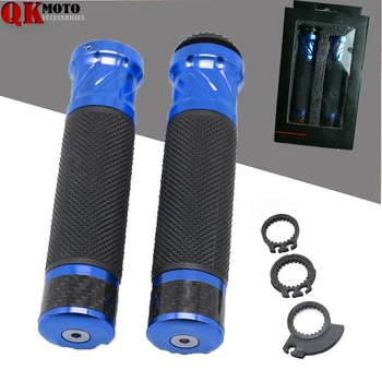 

Motorcycle Aluminum 7/8'' CNC Grips Handle Bar Rubber Hand Grip 22MM handlebar High Quality Street Bike Motocross