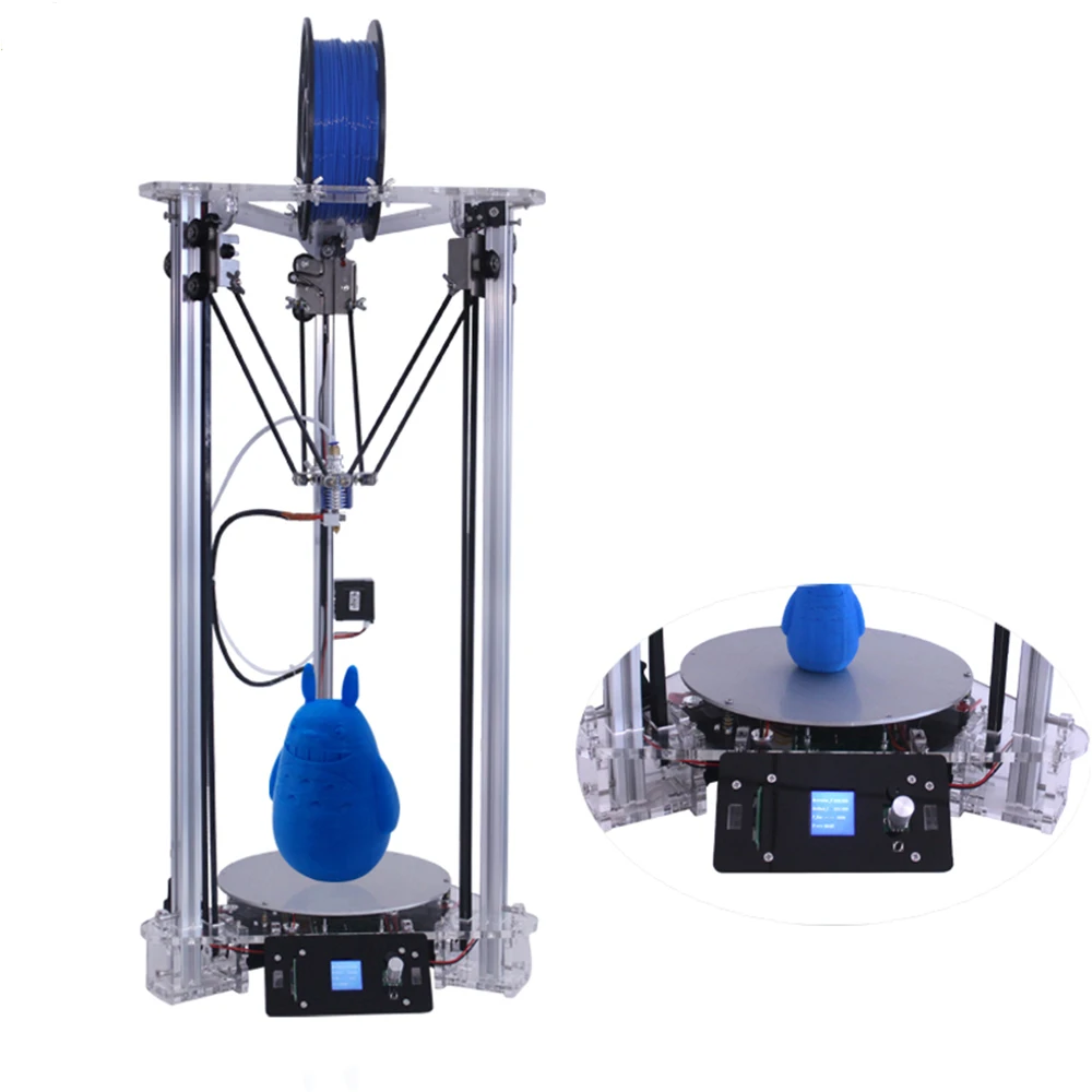 

Mini DIY Desktop 3D Laser Printer 1.44'' LCD 1.75mm Filament Support USB Security Digital Card High Precision FDM 3D Printer DIY