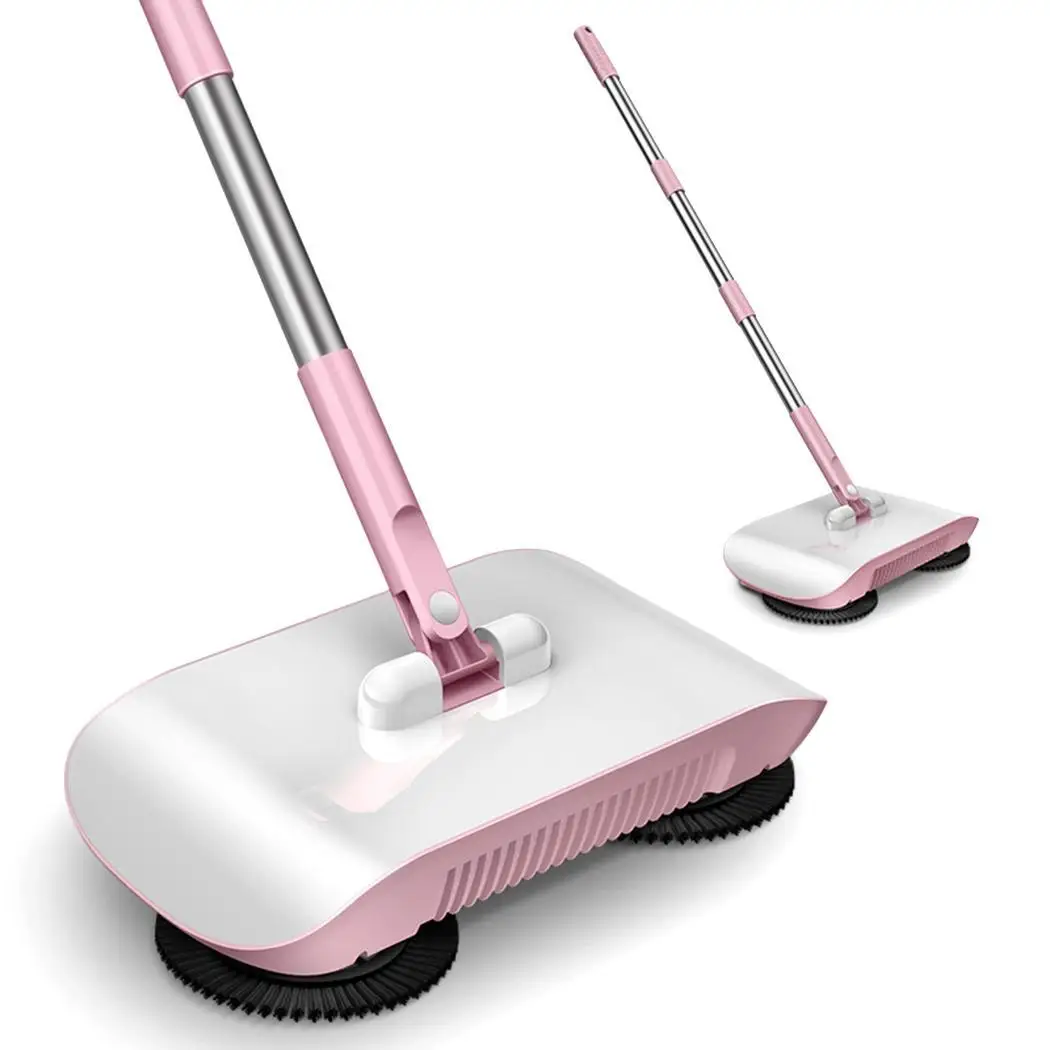 

2 in 1 Hand Push Home Sweeper Broom Dustpan Set Vacuum Cleaner