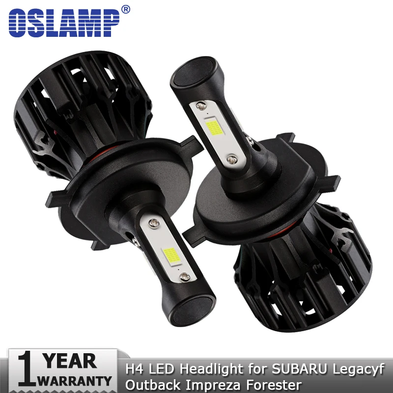 Oslamp H4 светодиодный головной светильник лампа Hi lo Beam автомобильный лампы 12 В 72 Вт