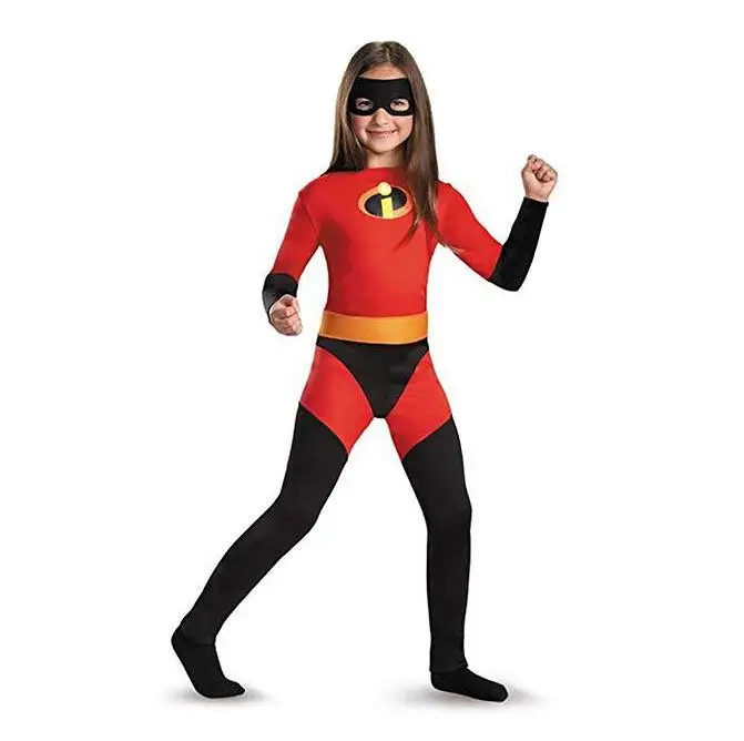 Семейный костюм суперсемейки Elastigirl из спандекса вечерние костюмы на Хэллоуин