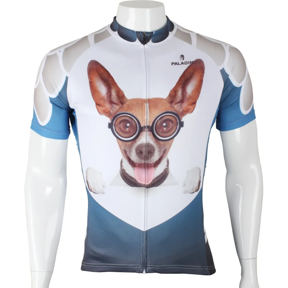 

PALADIN " 3D Puppy " Mens Short Sleeve Cycling Jersey Bike Shirt Cycling Clothing