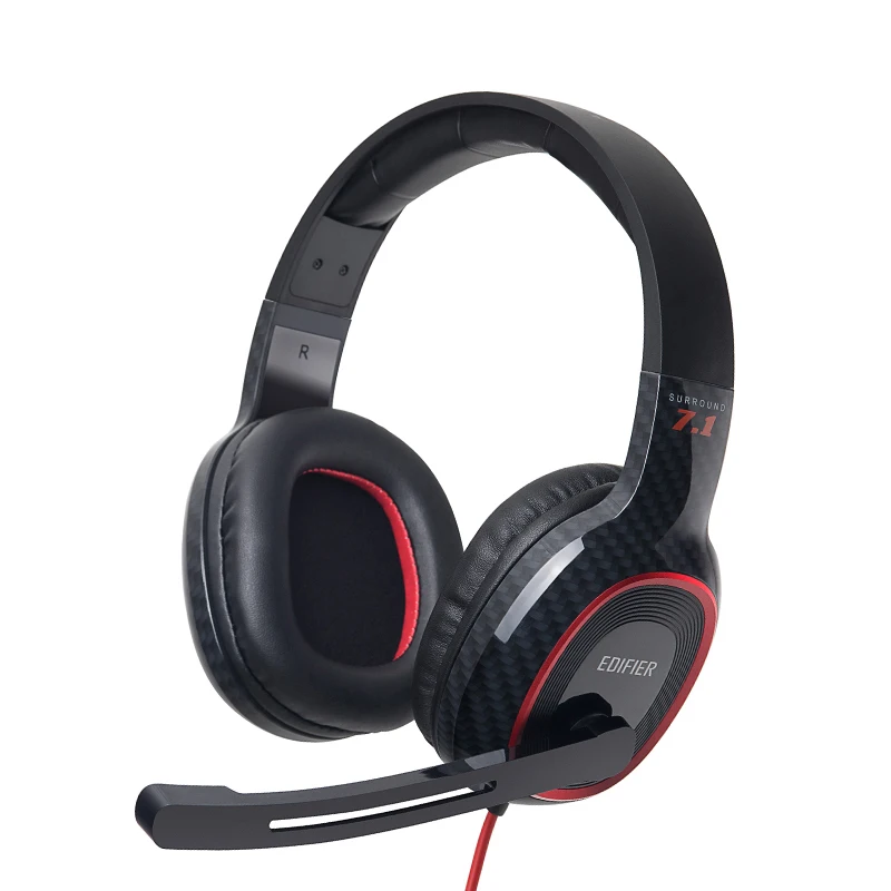 Edifier G20 Профессиональный USB игровая гарнитура 7 1 Virtual Surround Sound бас наушники с