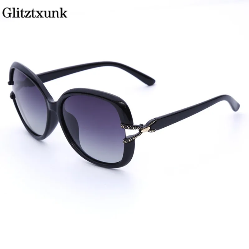 

Glitztxunk Sunglasses Women Polarized Mirror 2018 Cat Eye Sun Glasses Brand Design Shades Coating Eyewear feminine oculos UV400