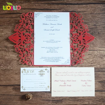 

free 10Pcs Hollow Out Decorative Pattern Wedding Invitation Card Greeting Card Congratulation Card with Envelope