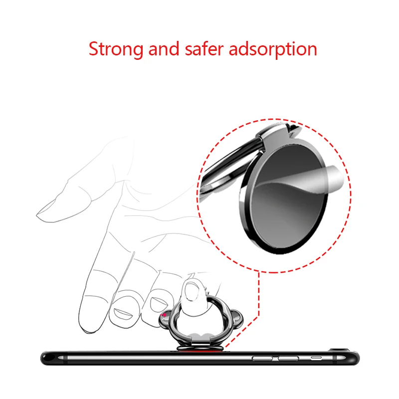 Metal Finger Ring Holder For iPhone 8 X Samsung Xiaomi Phone Ring Mobile Phone Holder Stand For Magnetic Car Phone Holder Stand Metal Finger Ring Holder For iPhone 8 X Samsung Xiaomi Phone Ring Mobile Phone Holder Stand For Magnetic Car Phone Holder Stand