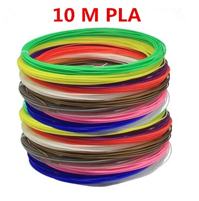 

2017 new 10 meters 1.75MM PLA silk, 3D print pen, thread plastic printer, 3 D pen, children gift package