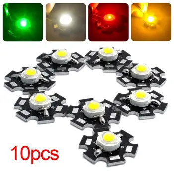 

Hot Sale 10Pcs 3W High Power 270LM LED Chip Light Emitter Bulb Lamp Luminous Diode Beads