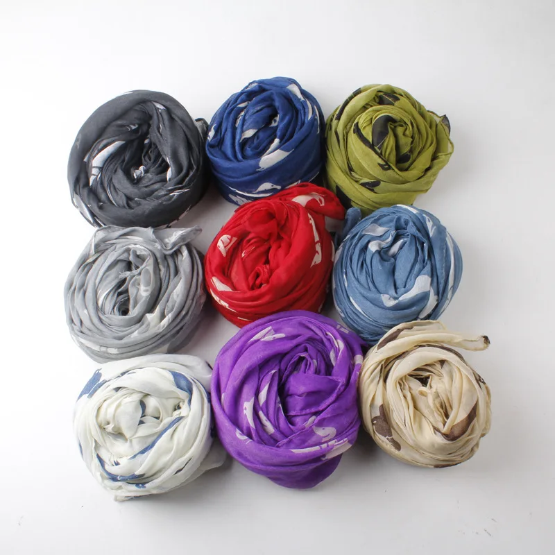 

2018 Women Kids Lovely Animal Dachshund Pattern Viscose Shawl Print Dog Wrap Snood Scarves Echarpe Enfant Foulards Hijab Sjaal