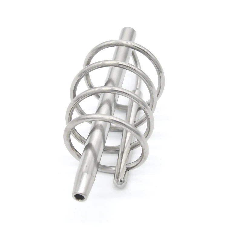 Male Stainless Steel Urethra Catheter with Cock ring,Penis Urinary Plug,Sex Toy,Adult Game,Urethra Stimulate Dilator