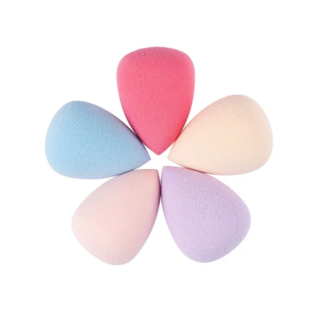 

5/7/10pcs/lot Facial Makeup Sponge Cosmetic Puff Flawless Powder Puff Makeup Tools for face mix color Blender Foundation Puff