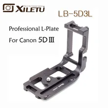 Xiletu LB-5D3L Professional Special Quick Release Plate L Bracket Tripod&Ball Head For Canon 5D3 III 5D4 IV Akai Standard 38mm