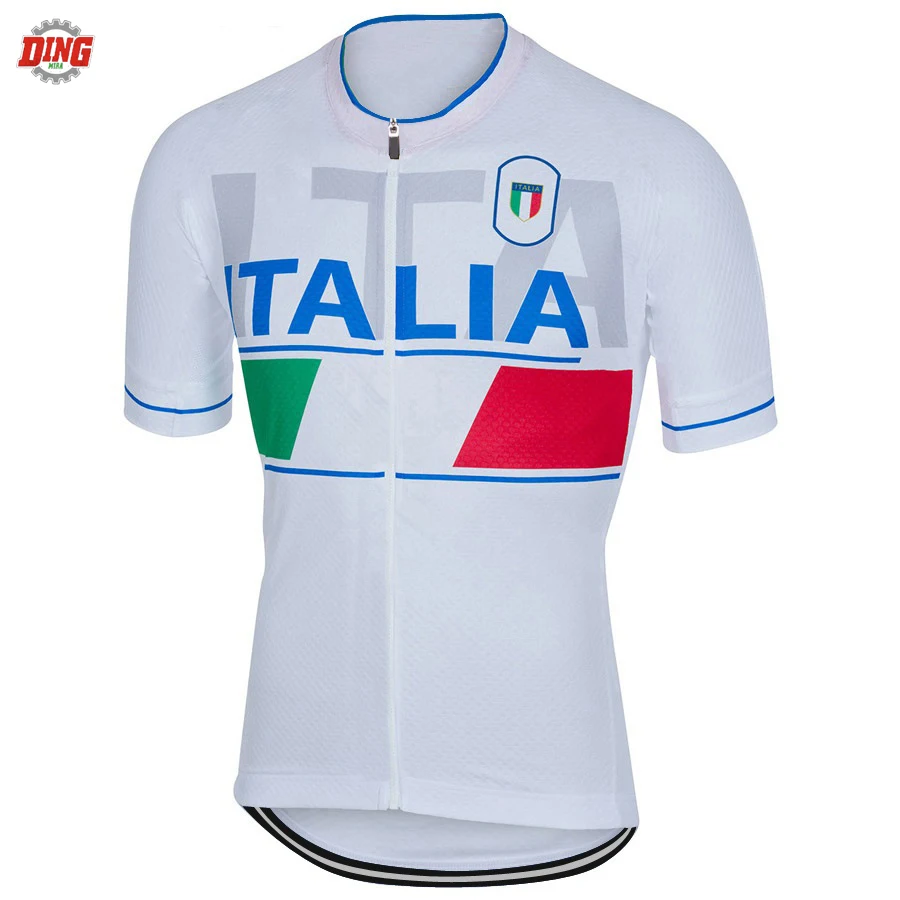 Buy Italy ITALIA pro team white cycling jersey ropa