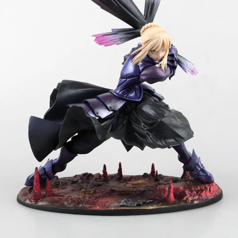 Фигурка японского аниме, 18 см/7 '', Fate/stay night, Black Saber Alter в штучной упаковке, ПВХ, фигурка, игрушки, модель, подарок KC0100