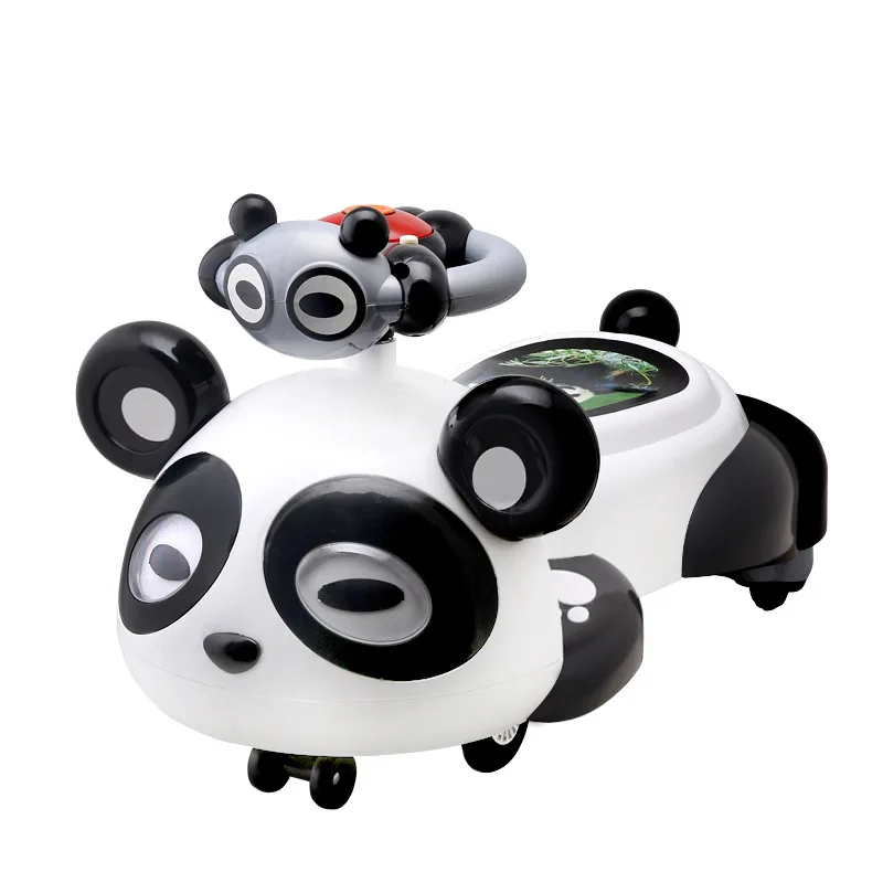 

A+B baby walker twist car with music flash mute wheel children swing car baby slide 1-3 years old yo car gift toy for children