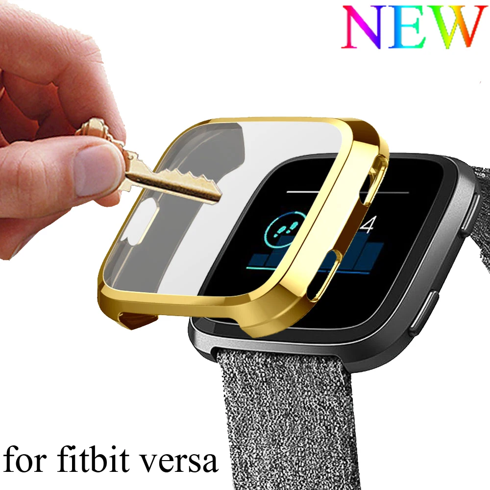 

TPU Silicone Watch Case For fitbit versa strap All-inclusive ultra-thin soft protector for Fitbit Versa Smart Watch Accessories
