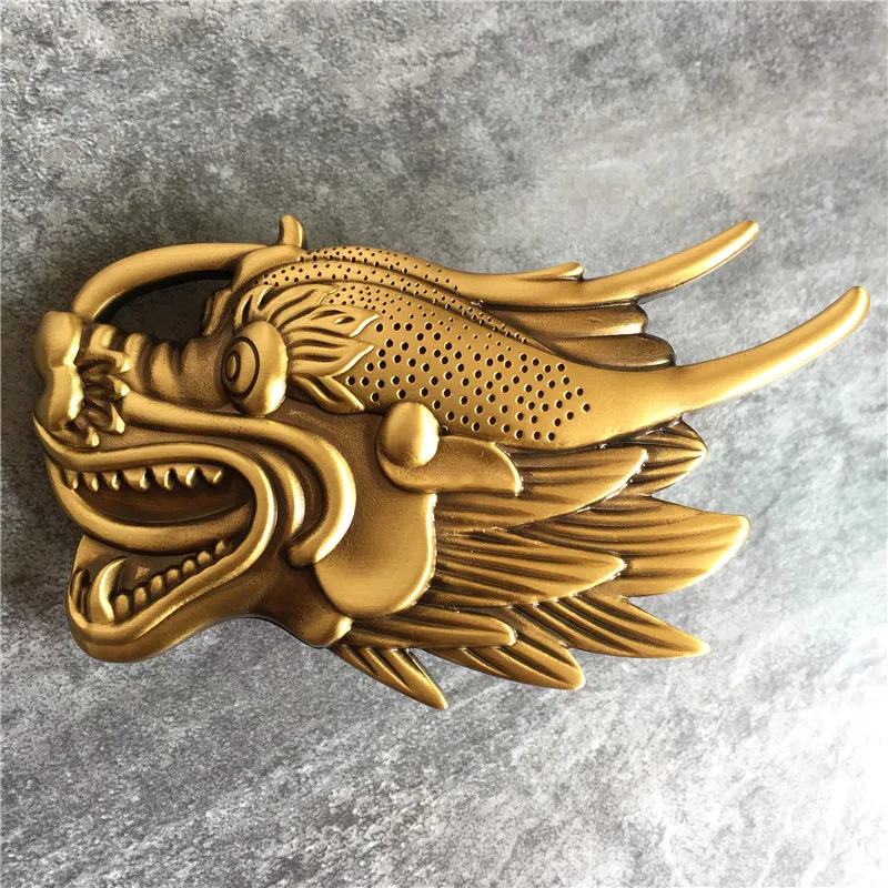 Big Dragon Head Belt Buckle (8)