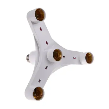 

1 To 4/7 LED Lamp Light Bulb Base Socket Splitter Holder Converter