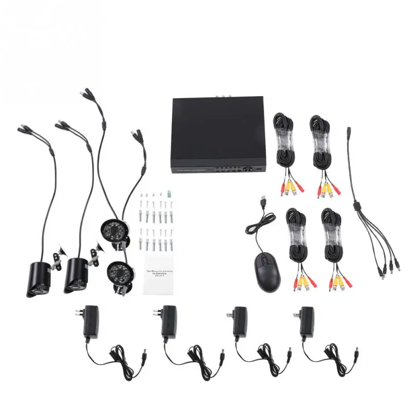 

5 in1 HD 720P 1080N AHD DVR CCTV Kit NVR Video Surveillance Security High Resolution Camera Professional IP67 Waterproof Kits