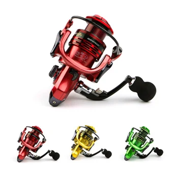 

All-metal arm carp 13+1BB spinning fishing reel EVA Handle fishing reels 3 colors 1000-7000 series Gapless metal head wheel