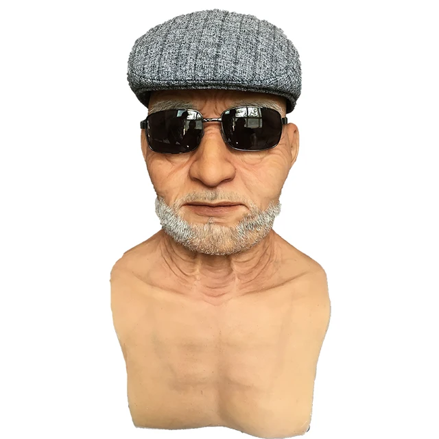hyper realistic silicone mas old man halloween masks face mask fx masks human masks