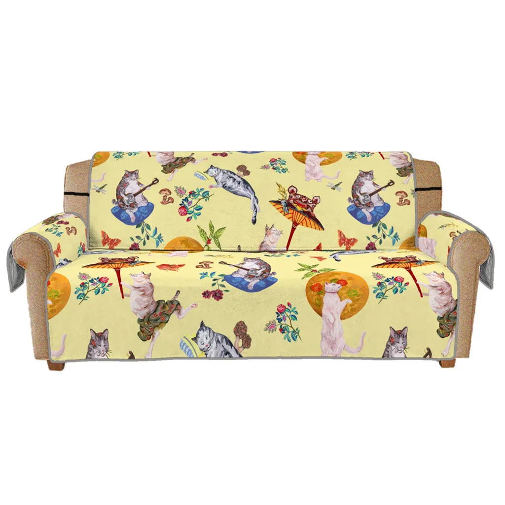 

Anti-Slip Quilted Sofa Couch Cover Chair Pet Dog Kids Mat Furniture Protector