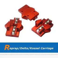3 шт. RepRap Delta коссель слайд снасти эффекторных, 3D-принтеры Запчасти каретки для закрытых петли для ремня