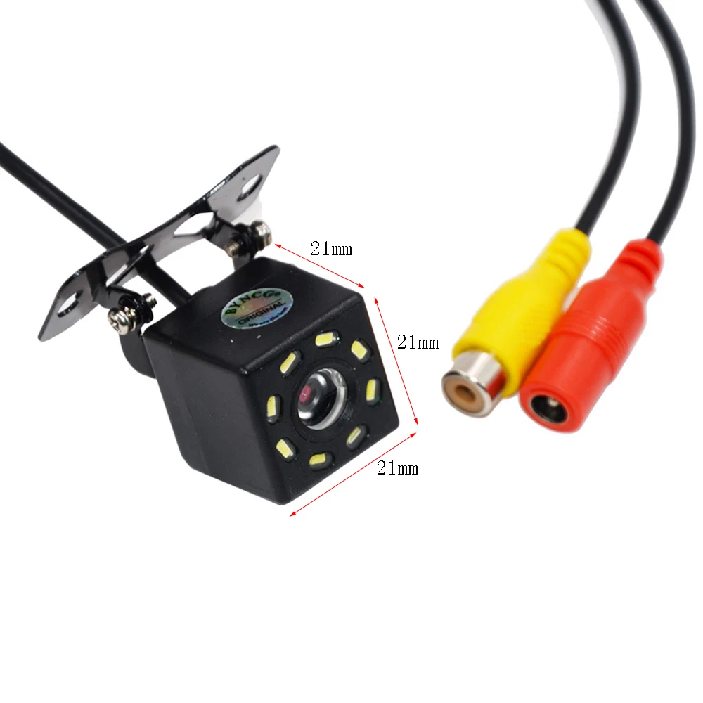 BYNCG 4.3 Car Rearview Mirror Monitor Auto Parking System + LED Night Vision Backup Reverse Camera CCD Car Rear View Camera