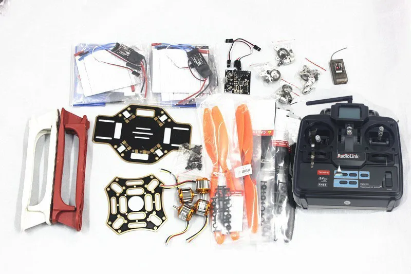 F02192-F HJ 450 Multicopter 450F нейлоновое волокно Airframe+ KK XCOPTER V2.9 доска+ 1000KV двигатель+ 30A ESC+ 1045 пропеллер+ TX/RX