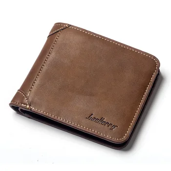 

Men's Fashion Short Wallet Vintage Style Wallet PU Leather Pocket Casual Purses Special Gifts for Men WB48