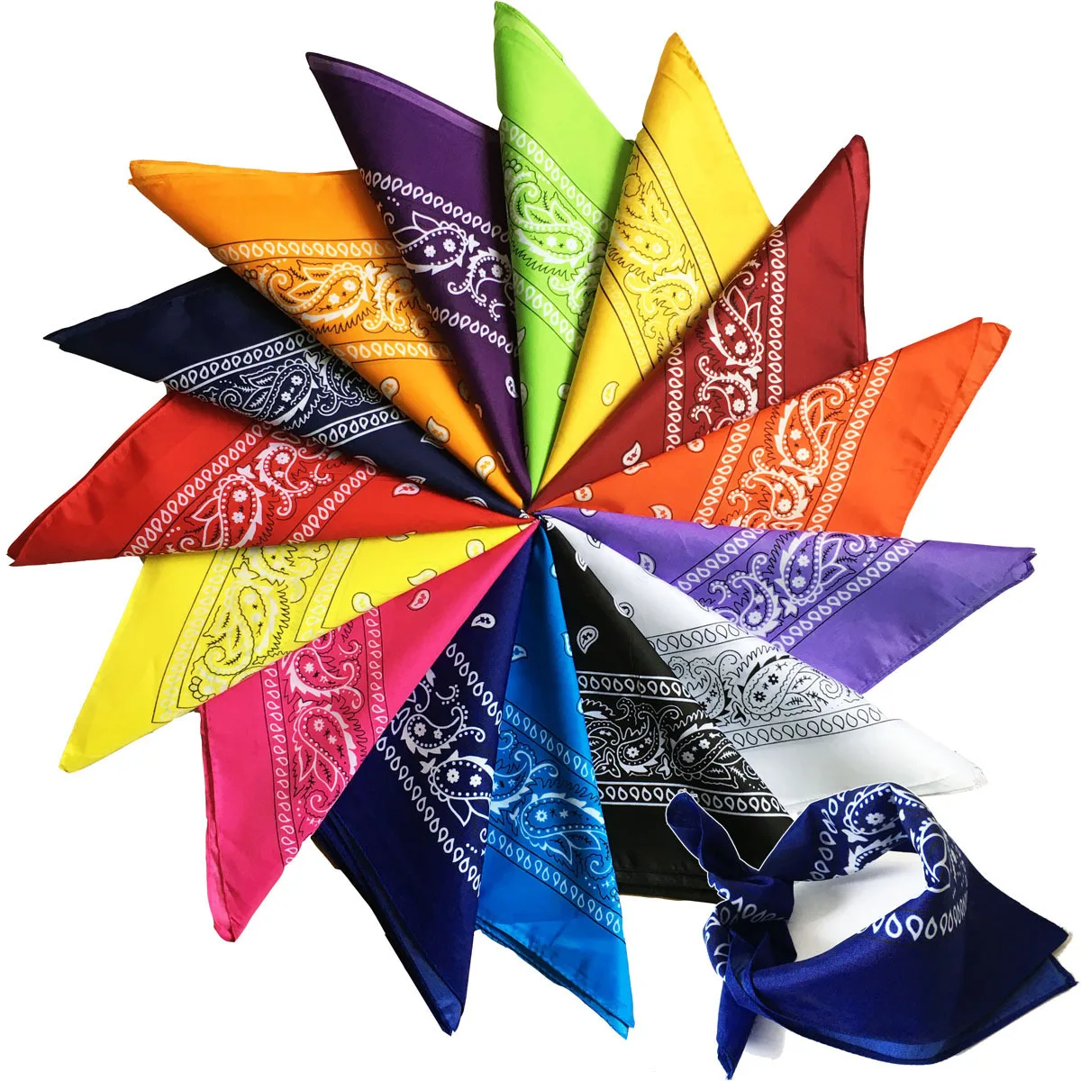 Men's Polyester Bandana cycling bandana bandana headscarf cotton bandana for Punk and Hip Hop