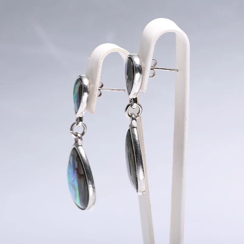 DAIMI Tear Drop Fine Jewelry Earrings Abalone shellfish Earrings Dangle Earrings 925 Silver Clip Earrings Eye catching Jewelry DAIMI Tear Drop Fine Jewelry Earrings Abalone shellfish Earrings Dangle Earrings 925 Silver Clip Earrings Eye catching Jewelry