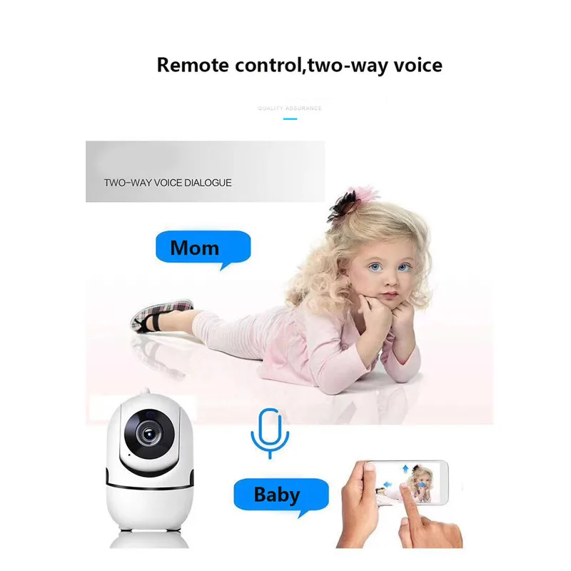 Wifi умный сетевой Мобильный телефон Удаленный высокой четкости 1080 P домашний детский видео няня инфракрасный беспроводной аудио видео Уход