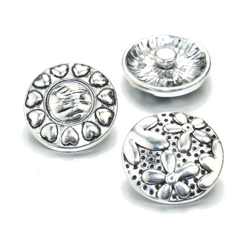 

10PCS/lot Snap Button 18mm Snaps Jewelry Fit For Snap Button Bracelet&bangles Jewelry Wholesale Snaps Jewelries 7803