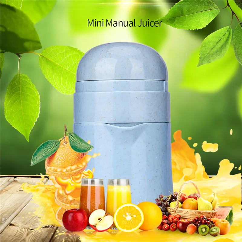 

Mini Manual Juicer Wheat Straw Hand Press Fruit Juicer Fruits Squeezer for Orange Lemon Strawberry Grape Hand Juicer Extractor 0