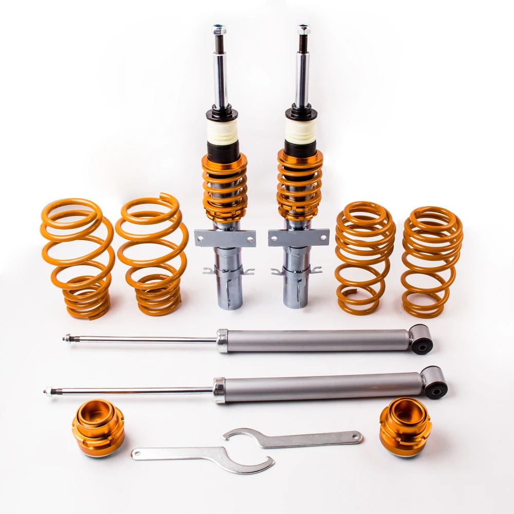 Уличные Coilovers для VW Polo 1 2/1 4/1 6/1 8/1.4TDI/1.9TDi 02 09 комплект подвески катушка Shock Street Coilover