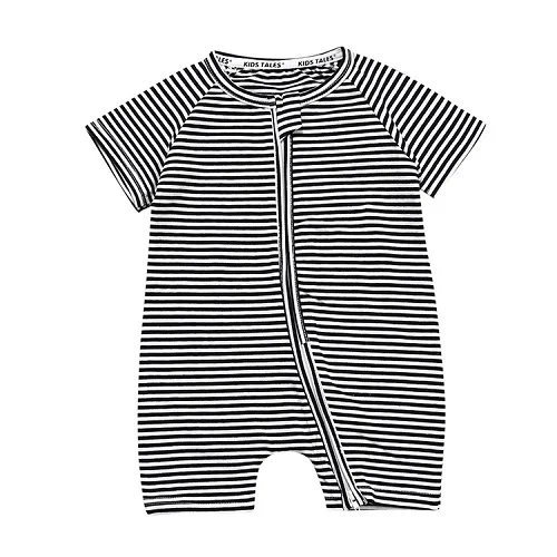 fashion Infant clothing baby romper short sleeve striped one piece suit Jumpsuit newborn baby boy girl clothesBBR105 - Цвет: As photos