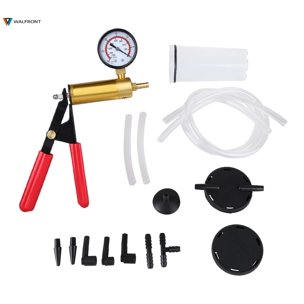 Professional Hand Held Vacuum Pump Kit Car Auto Pressure Tester Brake