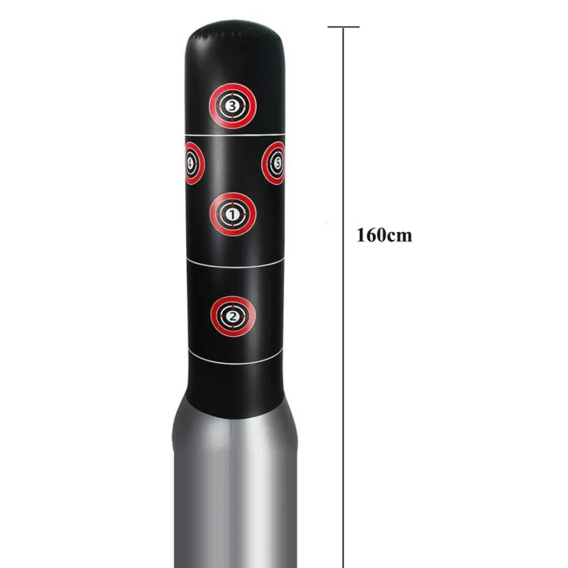 63 дюйм(ов) боксерская груша надувной бесплатный стенд стакан обучение давление рельеф отскок назад песком с воздушным насосом