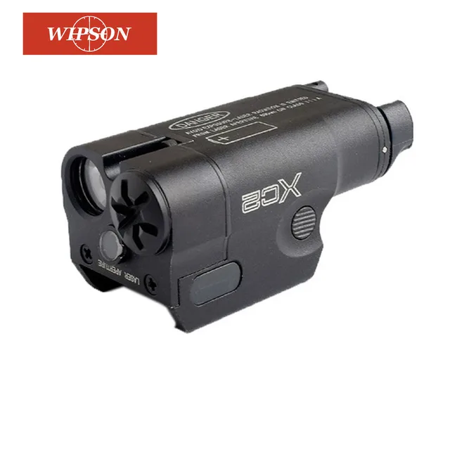US $44.08 WIPSON XC2 Ultra Compact Pistol Light Red Dot Laser Flashlight LED MINI White Light 200 Lumens Hunt