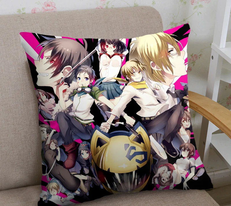 

New Home Textile Two sided Square Throw Pillow Cover Cases Anime DuRaRaRa!! Dakimakura Cushion Covers