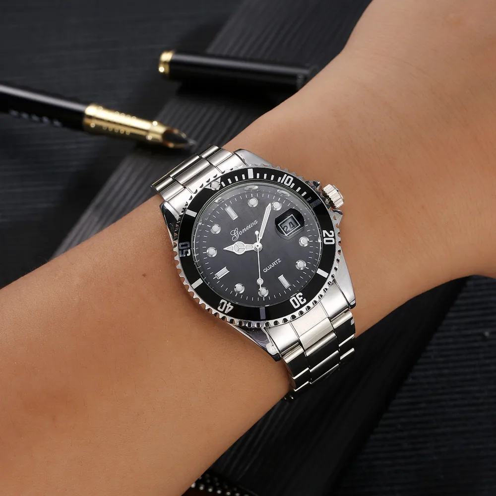 

Men's Watch Luxury Stainless Steel Sport Wrist Watches Men Watch Men Watch Clock relogio masculino erkek kol saati montre homme