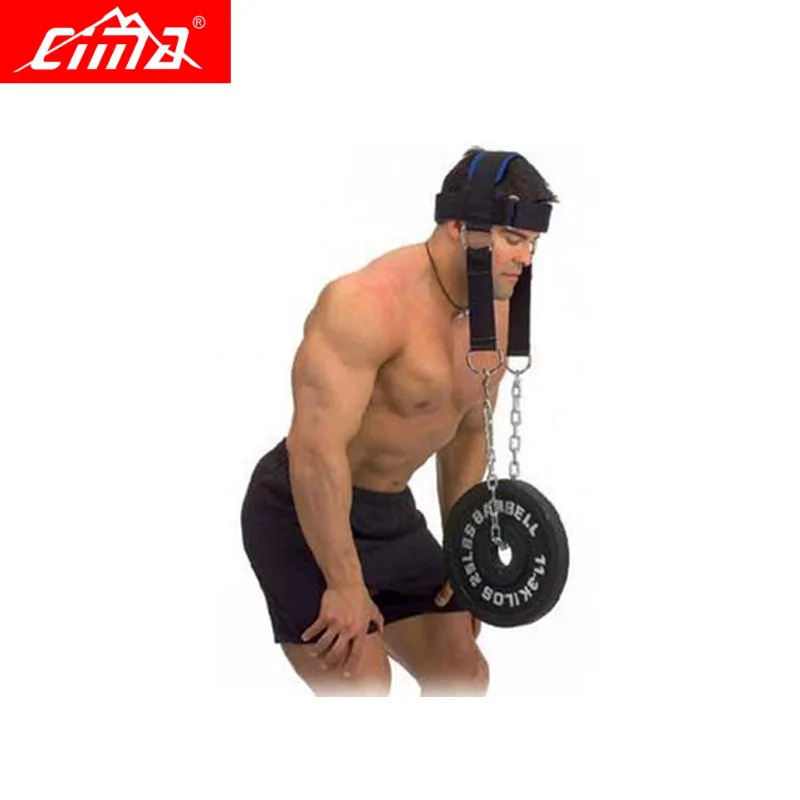 CIMA Head and Neck Training Belt Adjustable Athlete Bearing Cap Shoulder Waist Fitness body building Muscle Weight lifting