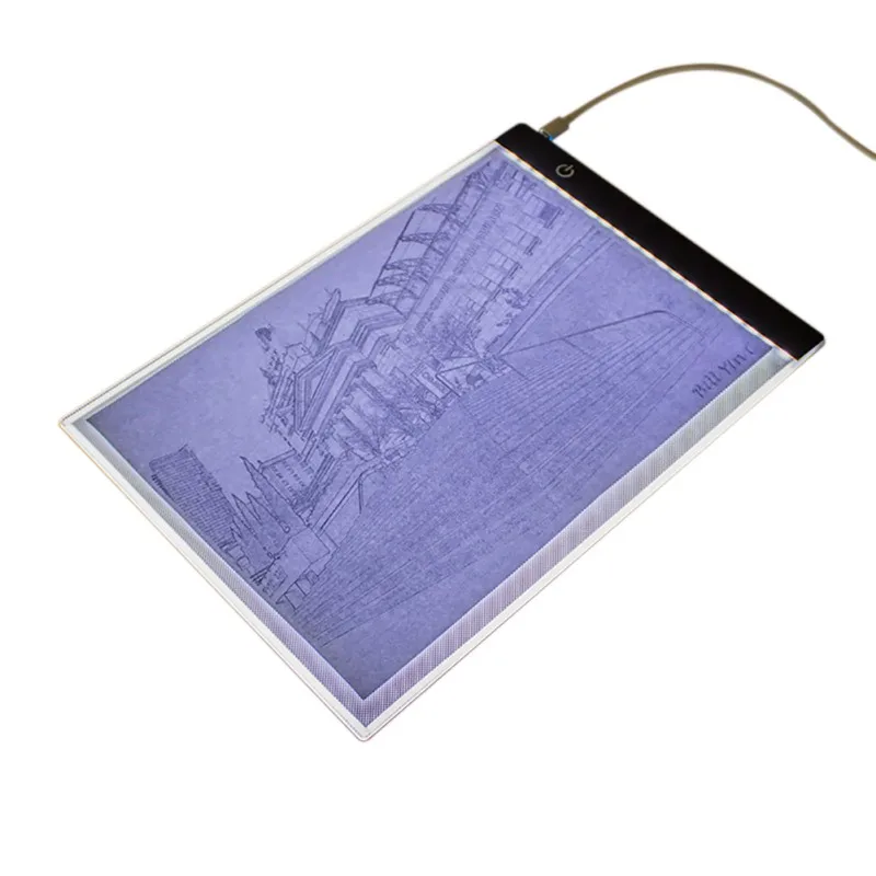 

A4 LED Artist Thin Art Stencil Drawing Board Digital Graphic Tablet Light Box Tracing Writing Tablet Pad Painting Teaching Tools